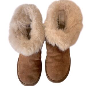 UGG Milla ankle boots, chestnut brown, size 10